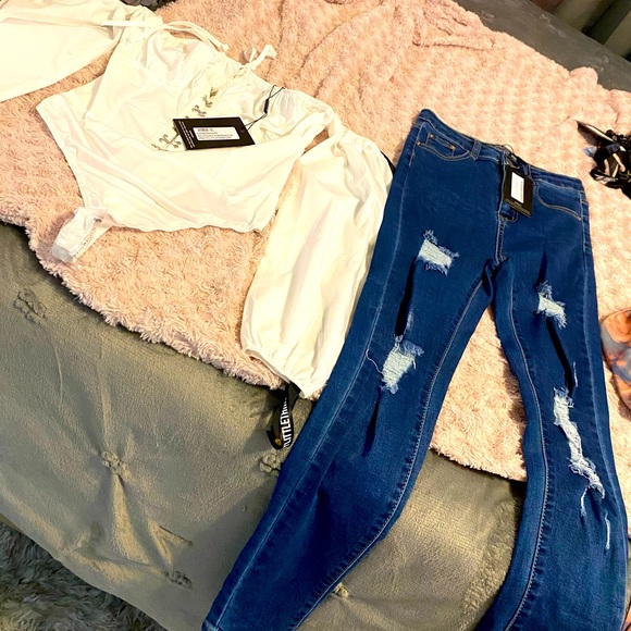 PLT shirt & Jeans (Brand New) Price incl. outfit